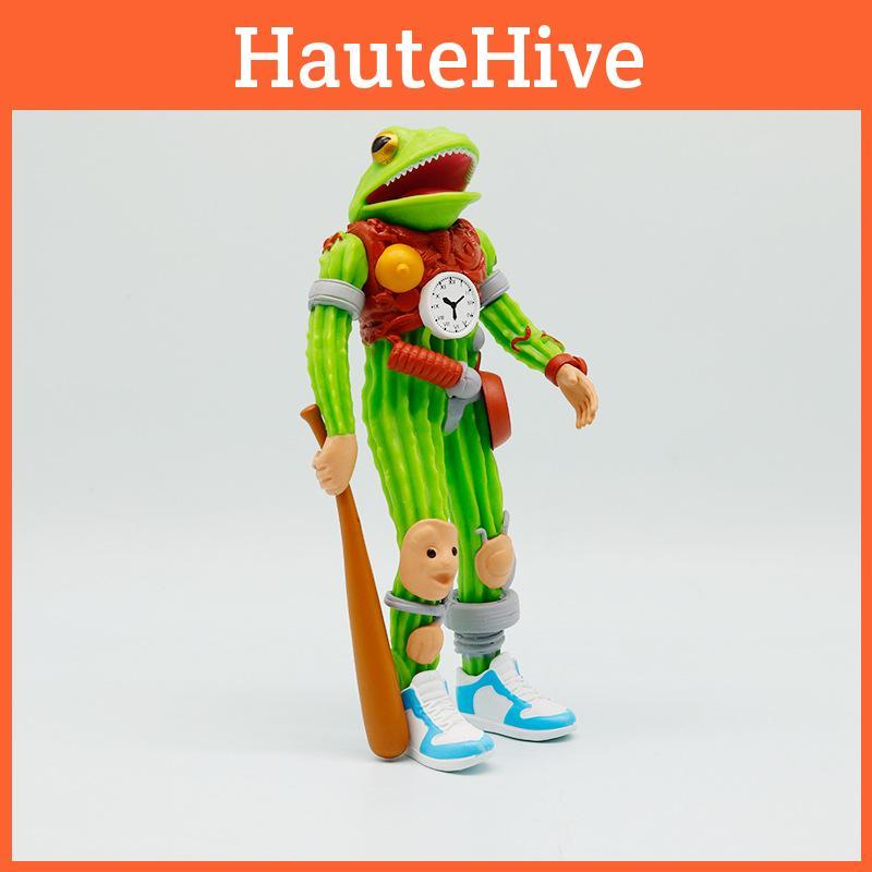 Итальянский Бред Аль Кактус Часы Фьюжн Монстр ПВХ Игрушка с Дизайном Кроссовки для Декора Детской Игровой Комнаты