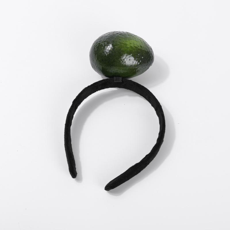 Креативные 3D-ободки для волос с овощами: Аксессуары для волос из моркови, перца, баклажана и зеленых овощей для женщин