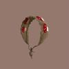 Knit Fabric Crochet Hair Bands Cartoon Design Hair Scarf Mushroom Hair Bands  Holiday Season