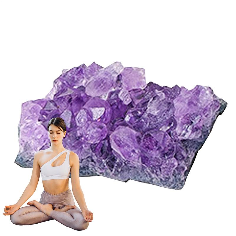 Natural Raw Amethyst Cluster Crystal Purple For Meditation Natural Amathesis Crystal Clusters Raw Amethyst Stones Home Decor