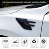 2 шт., автомобильный стайлинг, 3D-наклейка в виде жабр акулы на боковую вентиляционную решетку автомобиля, наружный воздухозаборник, боковое вентиляционное отверстие, крышка крыла, отделка, тюнинг