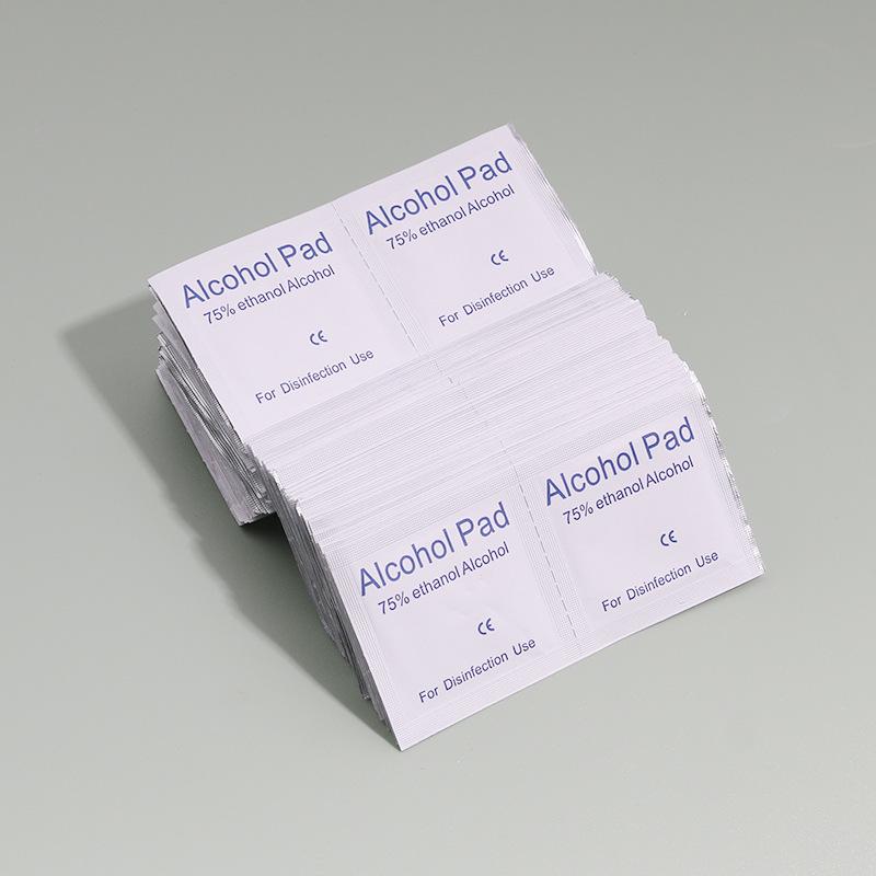 Ватные диски со спиртом 75%: 100 Индивидуально Упакованных Салфеток для Чистки Пирсинга Ушей и Украшений - Портативные и Одноразовые для Путешествий