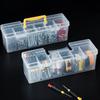 7pcs 6 Small Boxes 1 Large Box Tool Parts Storage Box Set  for Home Use