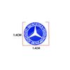 14mm Aluminum Car Remote Key Sticker Emblem Auto Accessories For Mercedes Benz AMG W205 W218 W177 W176 W169 A B C E S Class GLA PH8