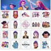 Новый 20 шт./набор Мультяшный Kpop Охотники на демонов Руми Кан Временная тату-наклейка Тату-наклейка Руми Демонизация для подарков на вечеринку