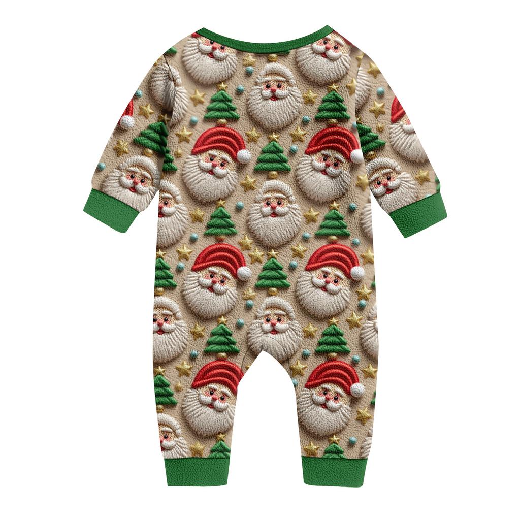 Парный семейный рождественский фланелевый домашний комплект с принтом, топ с длинным рукавом и брюки