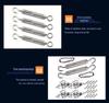 Stainless Steel Shade Sail Turnbuckle Set - Outdoor Hardware Accessories