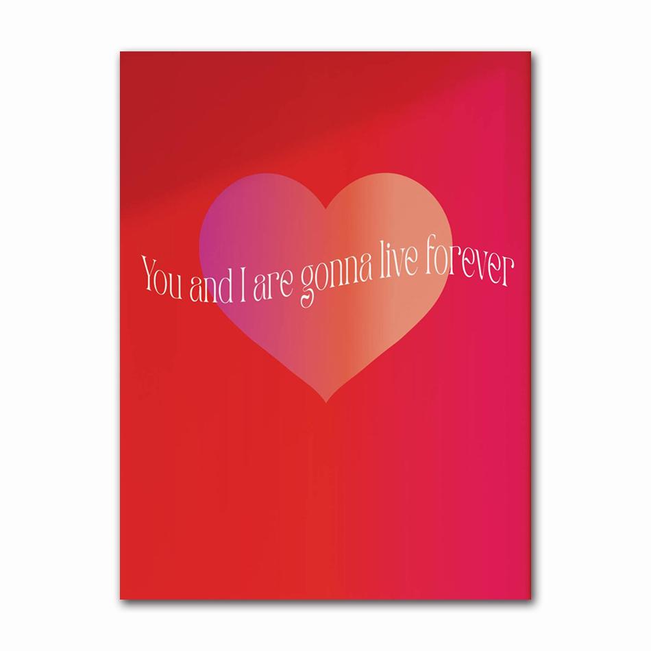 Minimalism Decor Posters Quotes Wall Art Canvas Painting Inspired Music Ciao Amore With Love Prints Living Room Home Decor