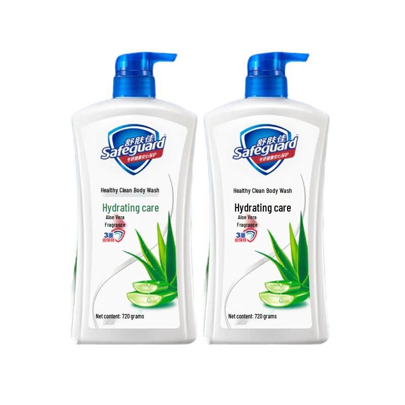 Гель для душа Safeguard с алоэ вера, двойная упаковка