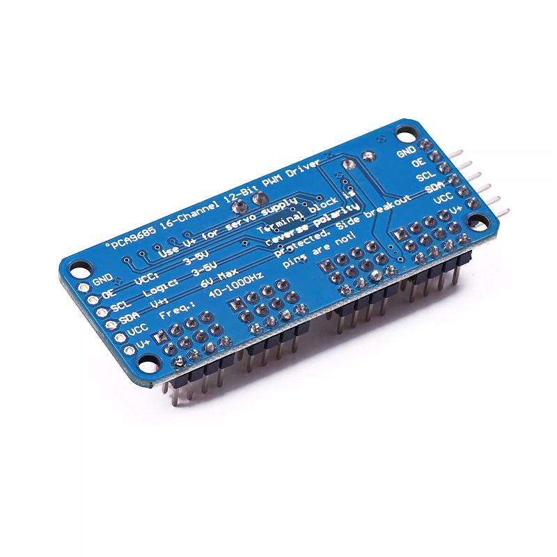 PCA9685 16 Channel 12 bit PWM Servo Motor Driver I2C IIC Module for MG90S SG90 MG995