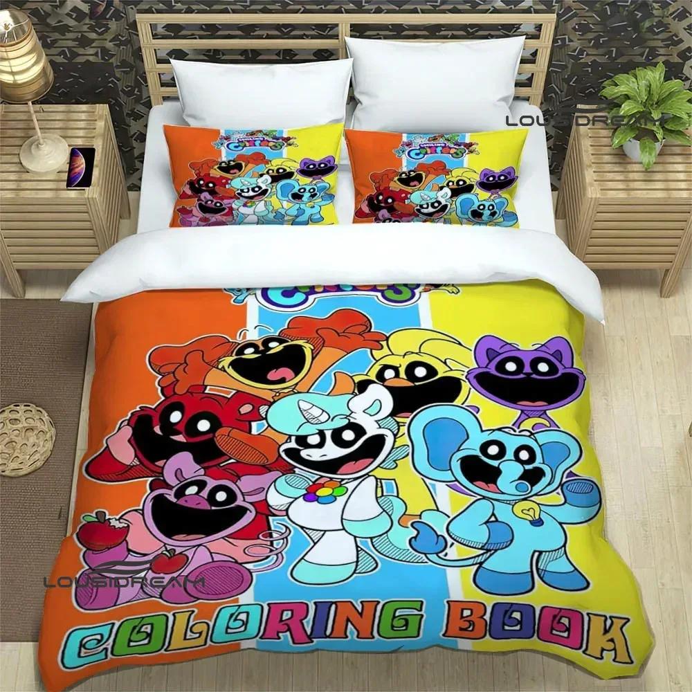 S-smiling critters Cartoon Bedding Sets exquisite bed supplies set duvet cover comforter set bedding set luxury birthday gift