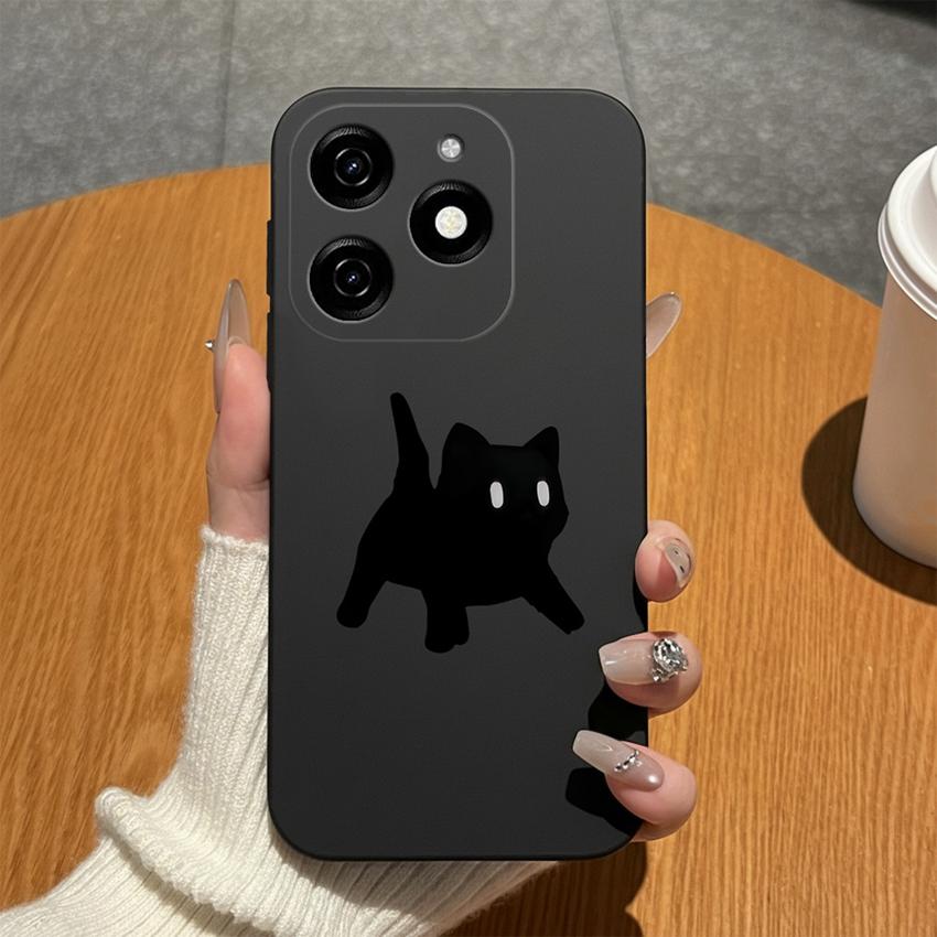 Для Tecno Spark Go 2024 Spark 9 8 7 Pro 6 5 Air 4 Чехол для телефона Милый Мультяшный Животный Мягкий Матовый Силикон Высокое Качество Ударопрочный Анти-Отпечатки Пальцев Бампер