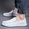 Men's Leather Loafers Slip On Driving Shoes Moccasins