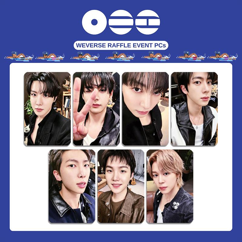 BTS Набор фотокарточек Keep Swimming, Розыгрыш Weverse, K-pop бойз-бэнд, Ломо-карточки, Коллекционные фотокарточки, Фан-мерч, Подарок для ARMY