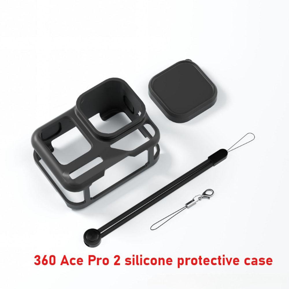 Для Insta360 Ace Pro 2 силиконовый защитный чехол корпус силиконовый чехол крышка объектива для Insta360 Ace Pro2 экшн-аксессуар