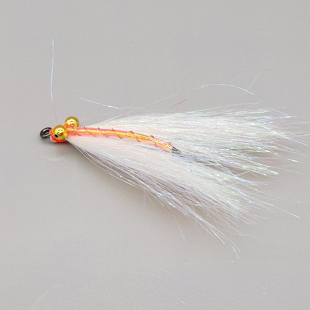 БЛФ Безумный Чарли Приманка для нахлыстовой рыбалки: Окунь, Голавль, Тилапия и другие - Стримерный крючок.