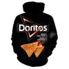 Gourmet French Fries 3D Print Sport Hooded Sweatshirt Men Women Outdoor Street Casual Fashion Cartoon Fun Long-sleeve Autumn Top