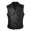 Chinese Size Genuine Leather Vest Men 100% Real Cowhide Slim Fit Motorcycle Vests Biker Sleeveless Jackets Spring Autumn Asian Size M595