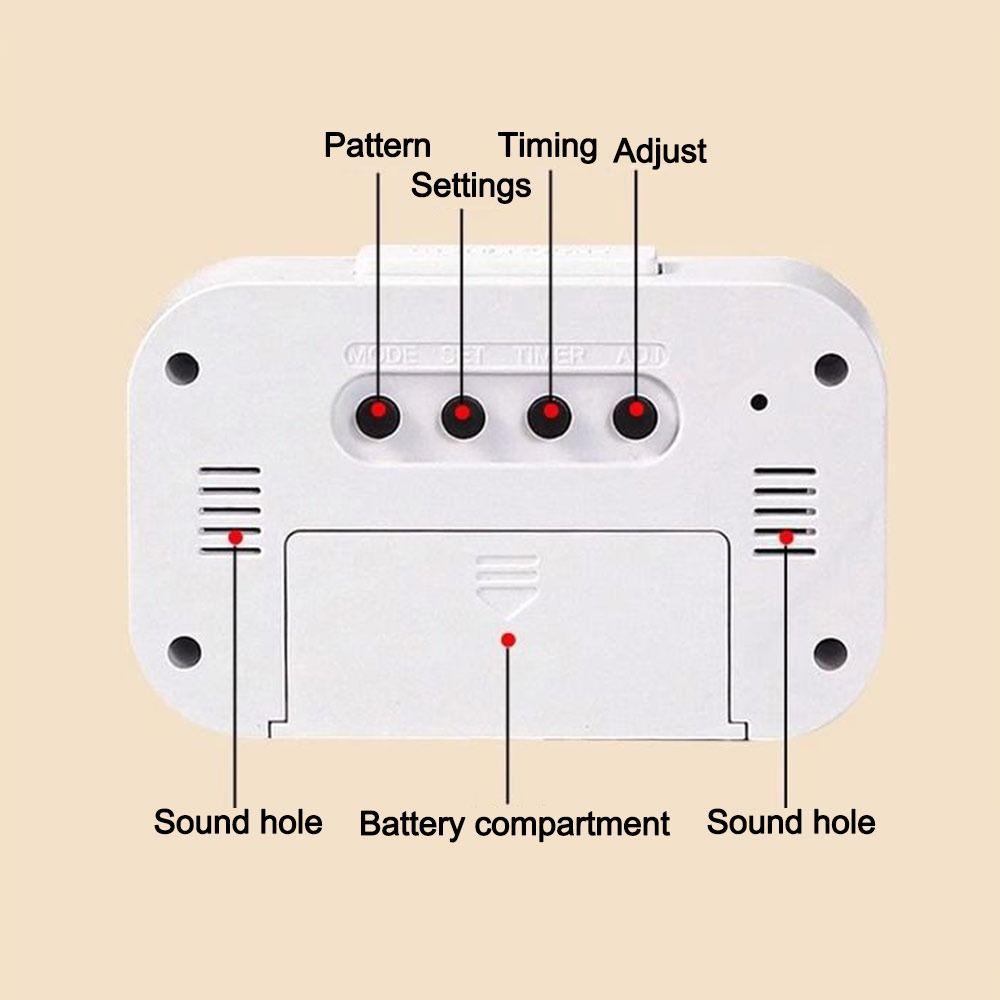 Mini Capybara Alarm Clock Cartoon Desktop Clock Cute LED Digital Clock  Student Dormitory