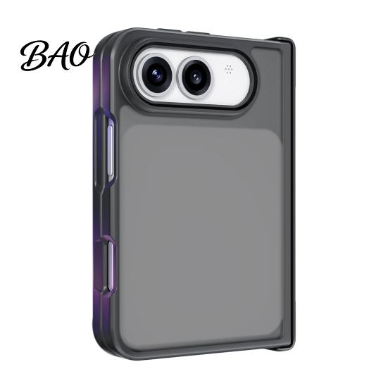 Ergonomic Stand Case for Phone Magnetic Foldable iPhoneDuo, Full Hinge Protection, Rotating Ultra-Thin Kickstand, Drop Anti-Yellow Shockproof