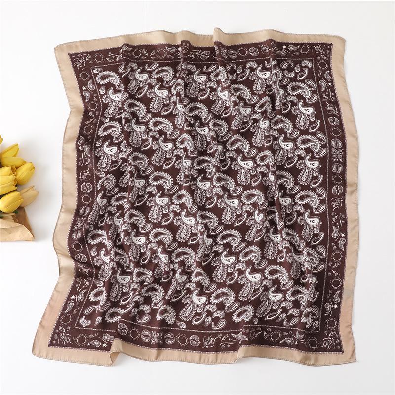 70 * 70 см новый шелковый маленький квадратный шарф для защиты шеи женщин профессиональный шарф универсальный шарф для волос шарф