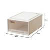 Tenma Fits Case Closet Storage Box, 39cm Wide x 53cm Deep x 23cm High, Sagging-Resistant Storage Case, Made in Japan, Cappuccino Color, Size M-53