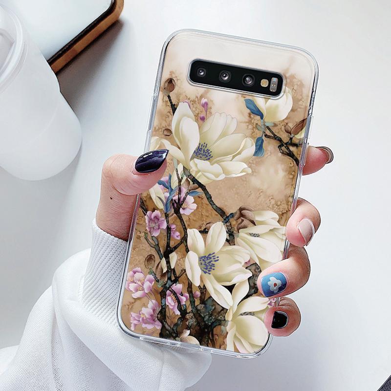 For Samsung Galaxy S10 Plus S10E Case Cute Heart Butterfly Soft Slim Back Cover Silicone Bumper Phone Cases For Samsung S24 FE