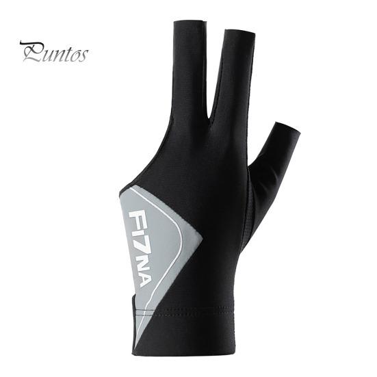 1 шт. Перчатка для бильярда с эластичной застежкой-лентой, регулируемый дизайн, нескользящая, для левой руки, 3 пальца, для бильярда