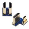 CN-006 2Pcs/Set HDMI To Micro HDMI Adapter,HDMI To HDMI Connector for Raspberry PI 3B/3B+/4B Opposite U Shape Back Angled