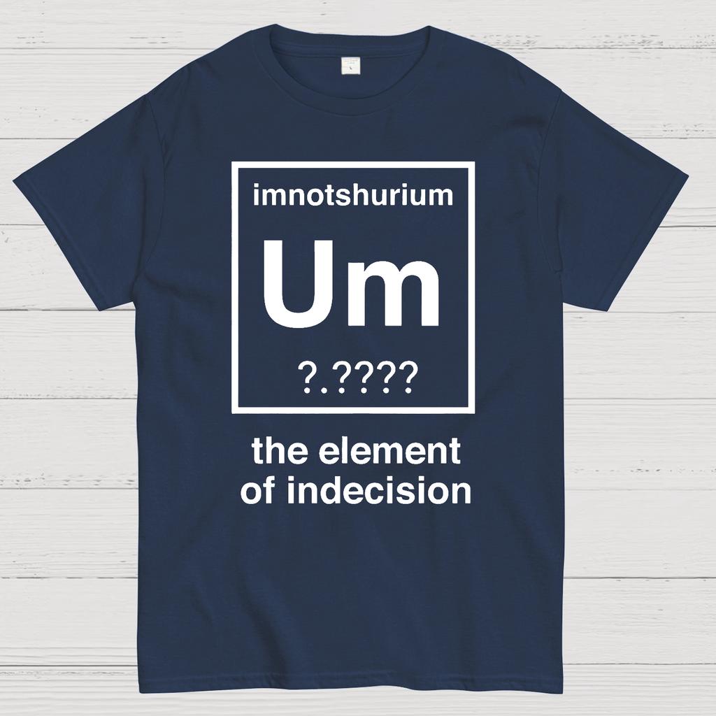 Element Of Indecision Unisex 100% Cotton Summer Casual Cool Loose T-Shirt