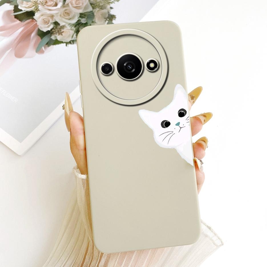 Для Xiaomi Redmi A3 A4 Чехол Redmi A3x Милый Мультяшный Кролик Обложка Мягкий ТПУ Чехол для Телефона Для Xiaomi Redmi A3 Pro RedmiA3 RedmiA4 Сумки
