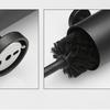 Creative Toilet Brush with Holder Bathroom Toilet Bowl Brush Holder Toilet Bowl Cleaner Brush Wall Mounted Toilet Brush Black