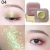 Одноцветный водонепроницаемый перламутровый оттенок теней для век с блестками для макияжа