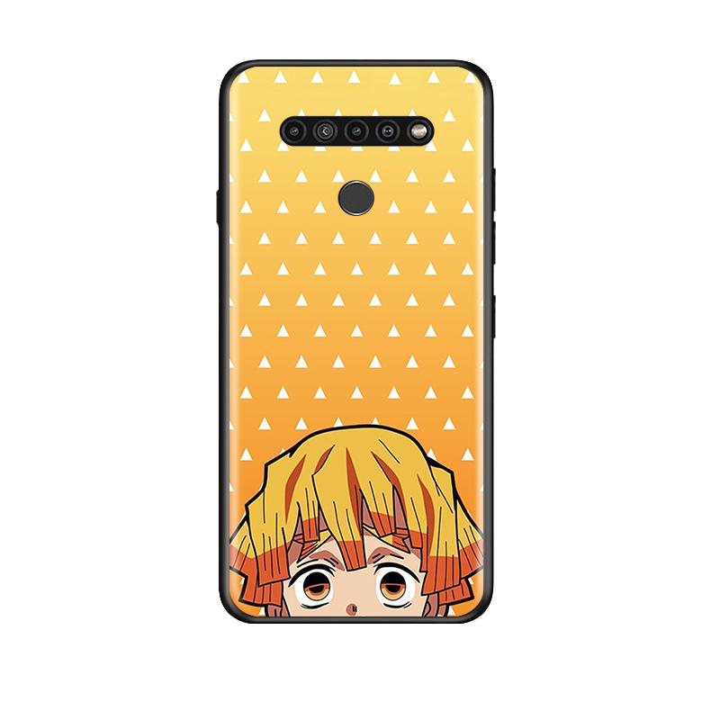 Черный чехол для телефона Demon Slayer Anime для LG G8 G8S G8X V30 V35 V40 V50 V60 ThinQ Q60 K40 K50 K30 K41 K51 K61 K71 K92