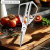 WXCOO Stainless Steel SK5 Heavy Duty Kitchen Shears Poultry Shears Multifunctional Kitchen Scissors for Chicken Bone Fish Cutter5