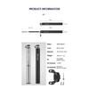 WEST BIKING Portable Bike Pump Aluminum Alloy Bicycle Air Pump Tire Inflator Schrader/Presta Universal Road Cycling Accessories