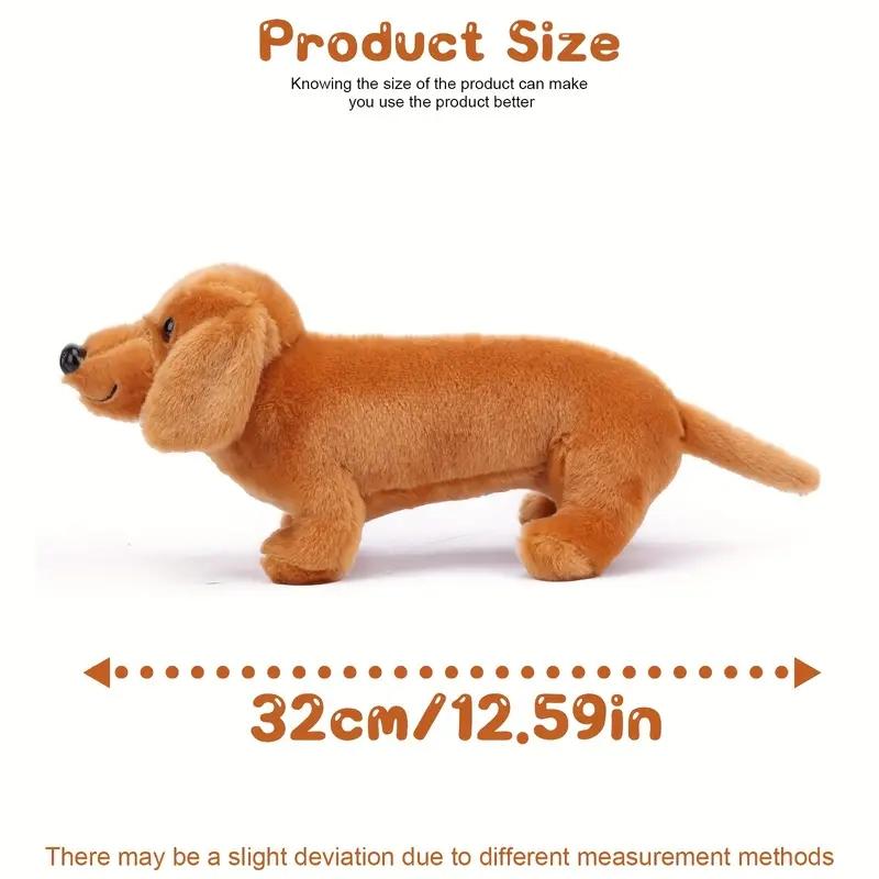 Имитация правдоподобия Такса Дуглас Гетры Черно-подпалый Кофейный Такса Собака Плюшевая Мягкая Игрушка Подарить Детям Подарок на День Рождения