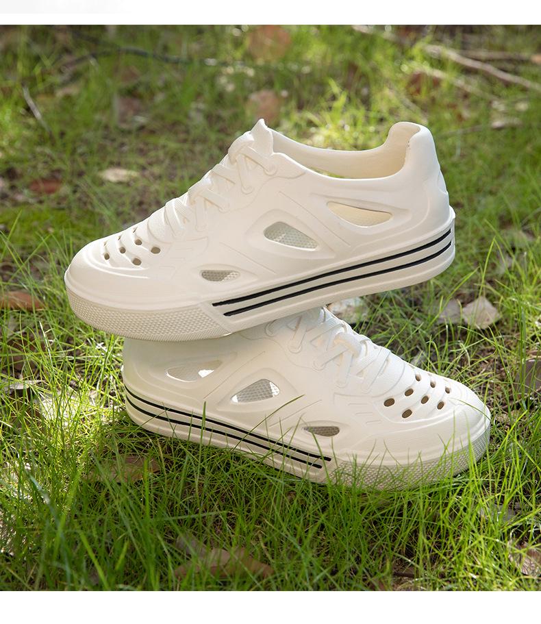 Unisex Lightweight EVA Clog Shoes for Summer: Beach, Driving, and Cool Closed-Toe Slippers Sandals