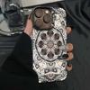 Высококачественный ретро-чехол для телефона с мандалой: Совместимо с iPhone 14, 15, 16, 17