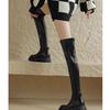 Over-knee Elastic Boots Women's New Fashion Temperament Thick Heel Platform Boots Personalized Extended Boots Tide