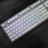 PBT Mechanical Keycaps - XDA Profile, Cherry Original Height, White, 108 Blank Keys