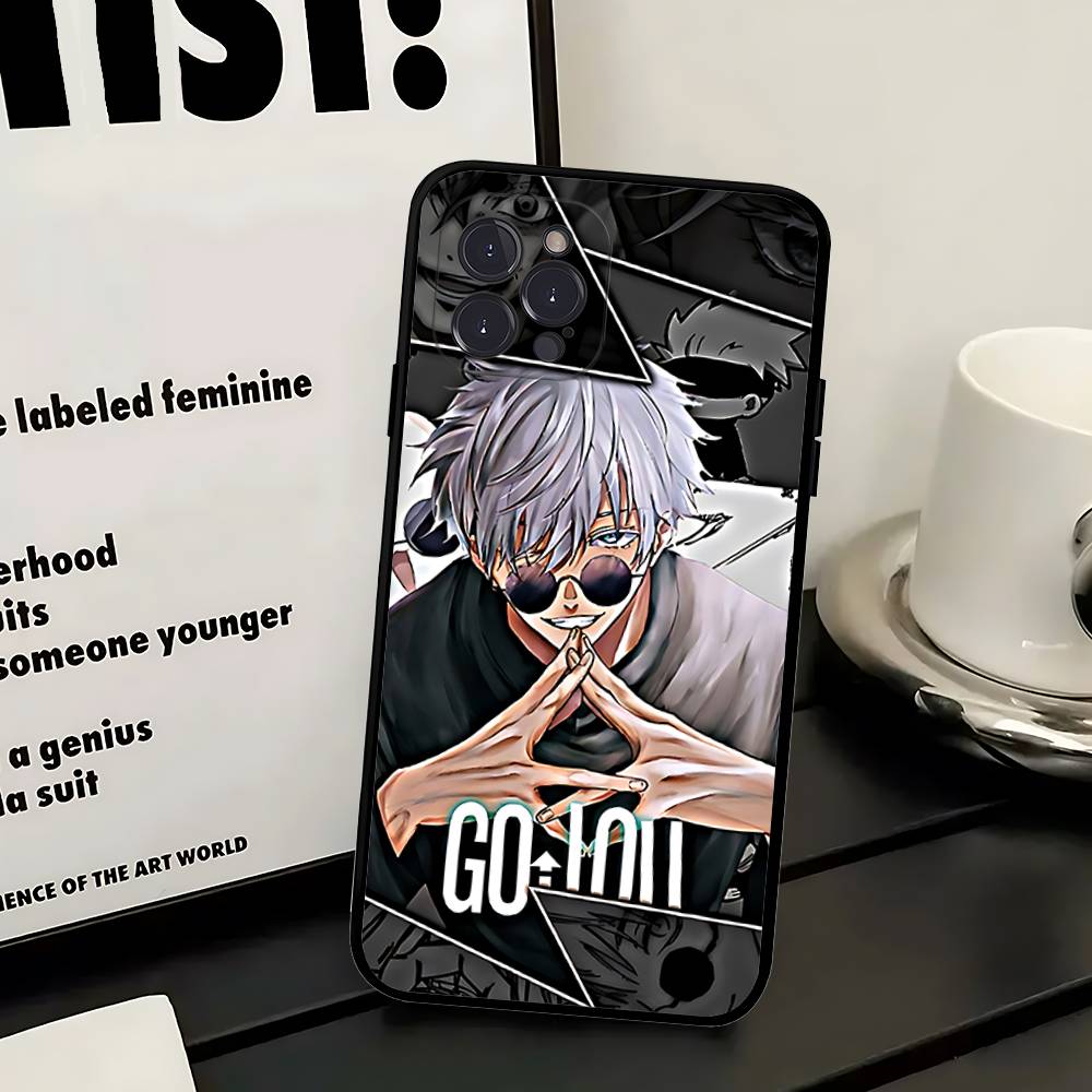Чехол для телефона Jujutsu Kaisen Годжо Сатору Для iPhone 17 Pro Max Air Задняя крышка 16 15 14 13 12 11 Pro Max Чехол