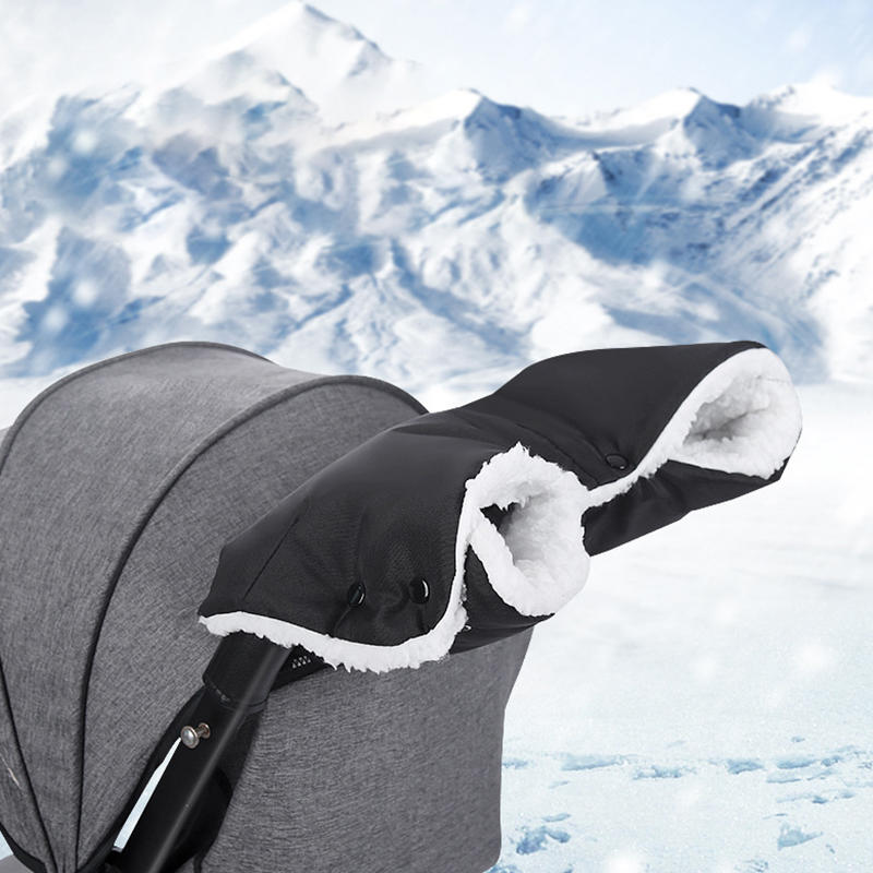 Зимние детские перчатки для коляски Утолщенные теплые перчатки для коляски Универсальные ветрозащитные перчатки для коляски для новорожденных Аксессуары для коляски