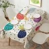 Cartoon Fruit Polyester Tablecloth for Dining Room, Hotel, or Festival Decoration