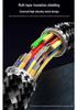USB5 16K Кабель C-to-C: Двухпортовый 80G для данных, быстрая зарядка PD240W, совместимость с USB4