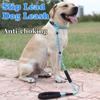Rope Leash Reflective Threads Anti-Choking Dog Leash Slip Lead with Traffic Padded Two Handles