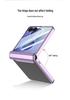Прозрачный магнитный чехол Samsung Z Flip8: Складной шарнир с полным покрытием для мужчин и женщин - Модный дизайн