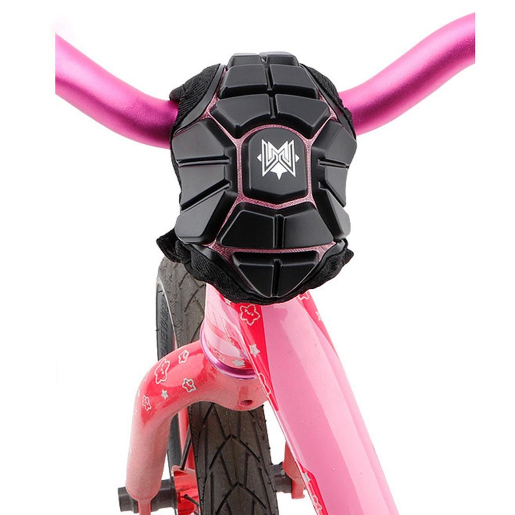 Silicone Chest Protector Adjustable Stem Cover Cycling Accessory Anti-impact Padding for Helmet for Scooter for Children