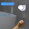 2 Pack Stick-Up Battery Operated Light Bulb, Battery Powered Wireless LED Closet Light Bulb, Self Adhesive Wall Mounted Light Fixture with Pull Chain
