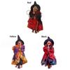 DIY Decoration Halloween Garden Bar Decor Ghost Festival Hanging Doll Witch Figurine Witch Pendant